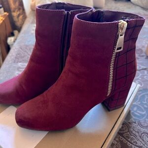 Journee Burgundy Boot